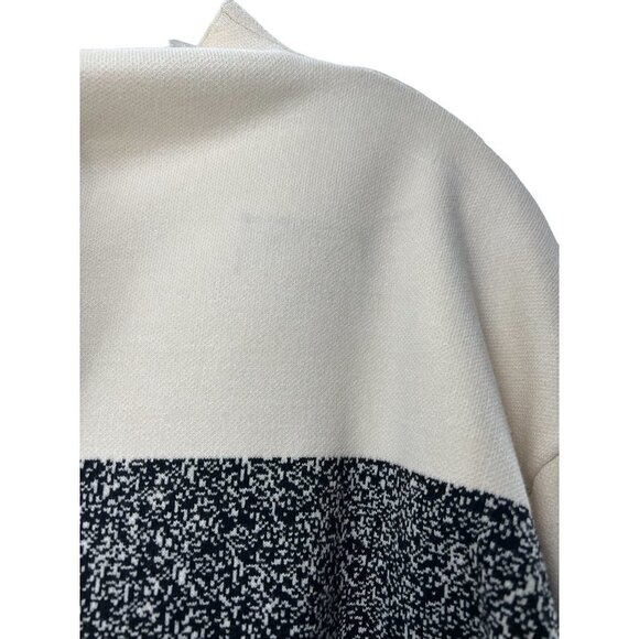 NWT Anne Klein Block Print Mock Neck Large Sweater - Picture 4 of 7